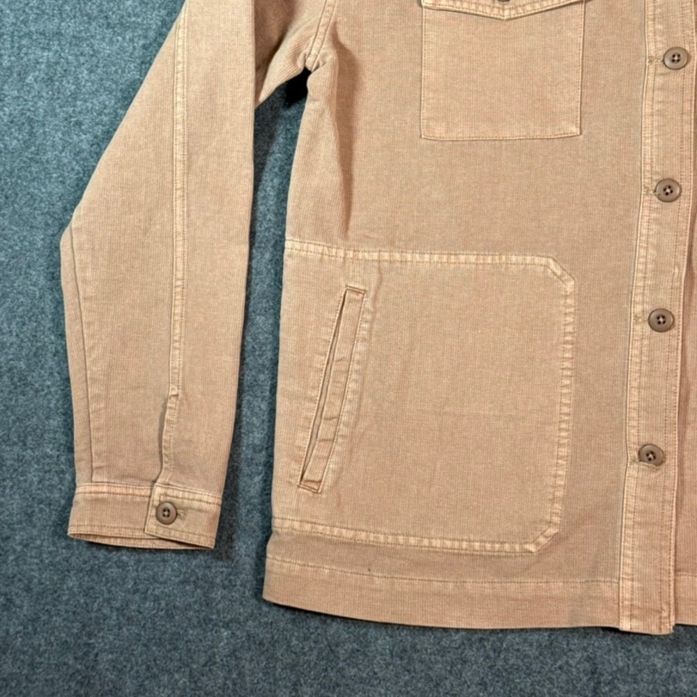 Kimes Ranch Cloverleaf Shirt Jacket Womens Tan Brown Long Sleeve Cotton XL NWT - Picture 5 of 13